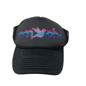 Smashfest Queen Cycling Graphic Hat One Size Snapback Black Multicolor Logo